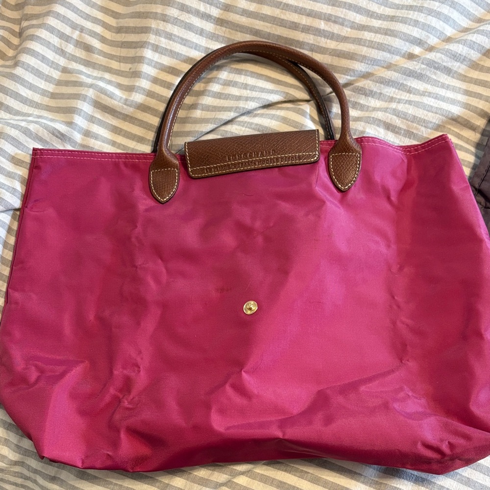 Longchamp Pink Tote Bag